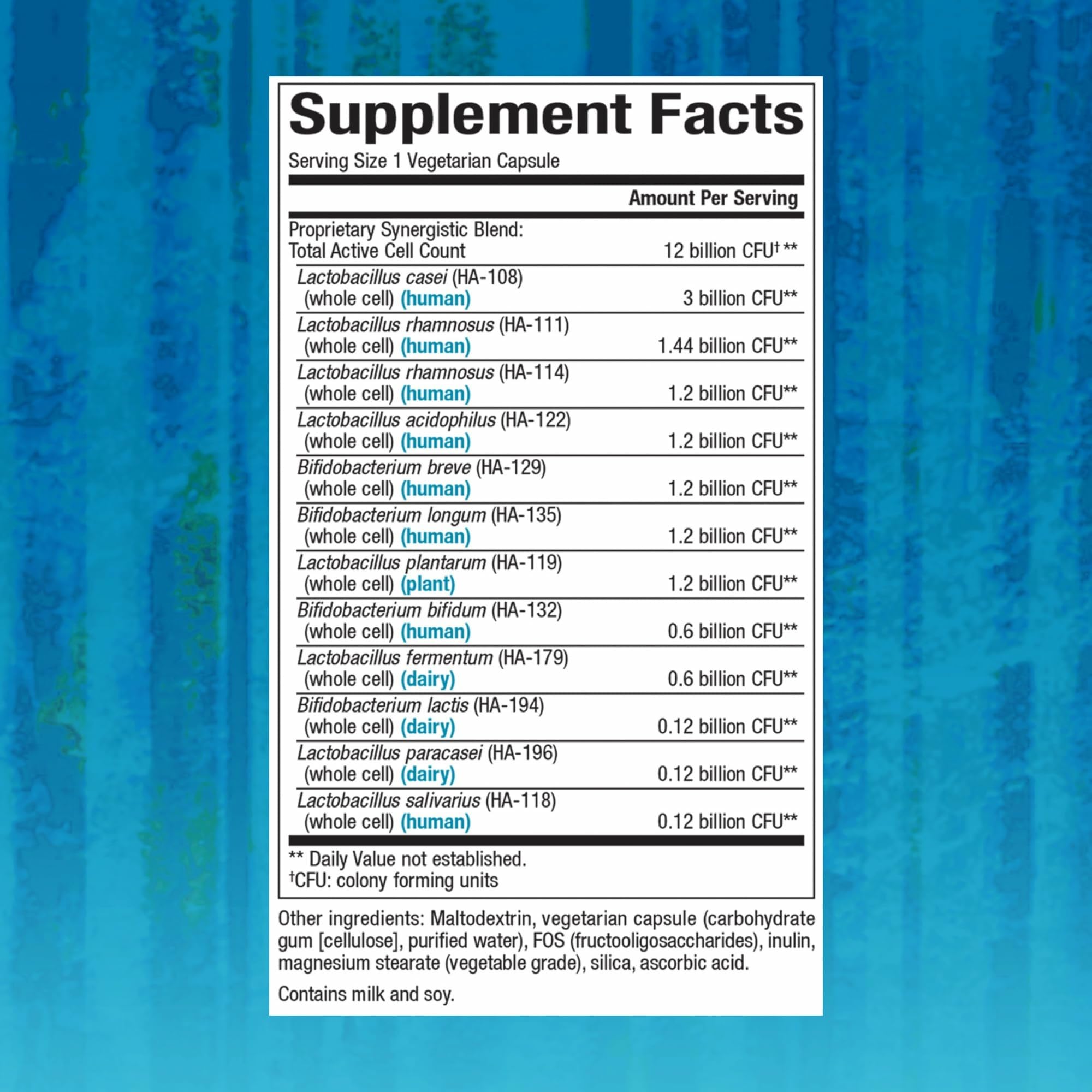 Natural Factors bottle cap highlighting simple three-times-daily dosing.