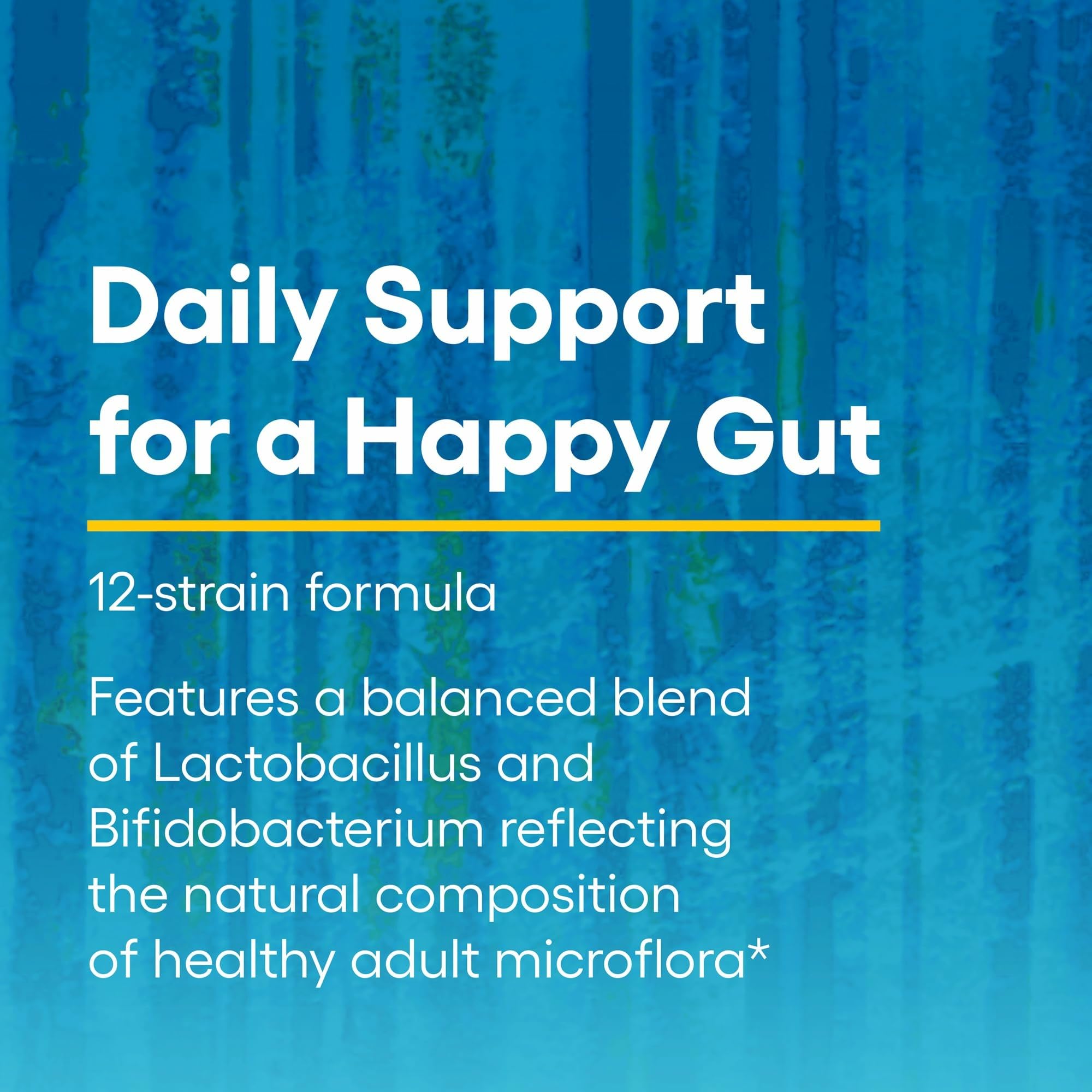 Natural Factors probiotic capsules closeup showing resilient, acid-resistant strains.