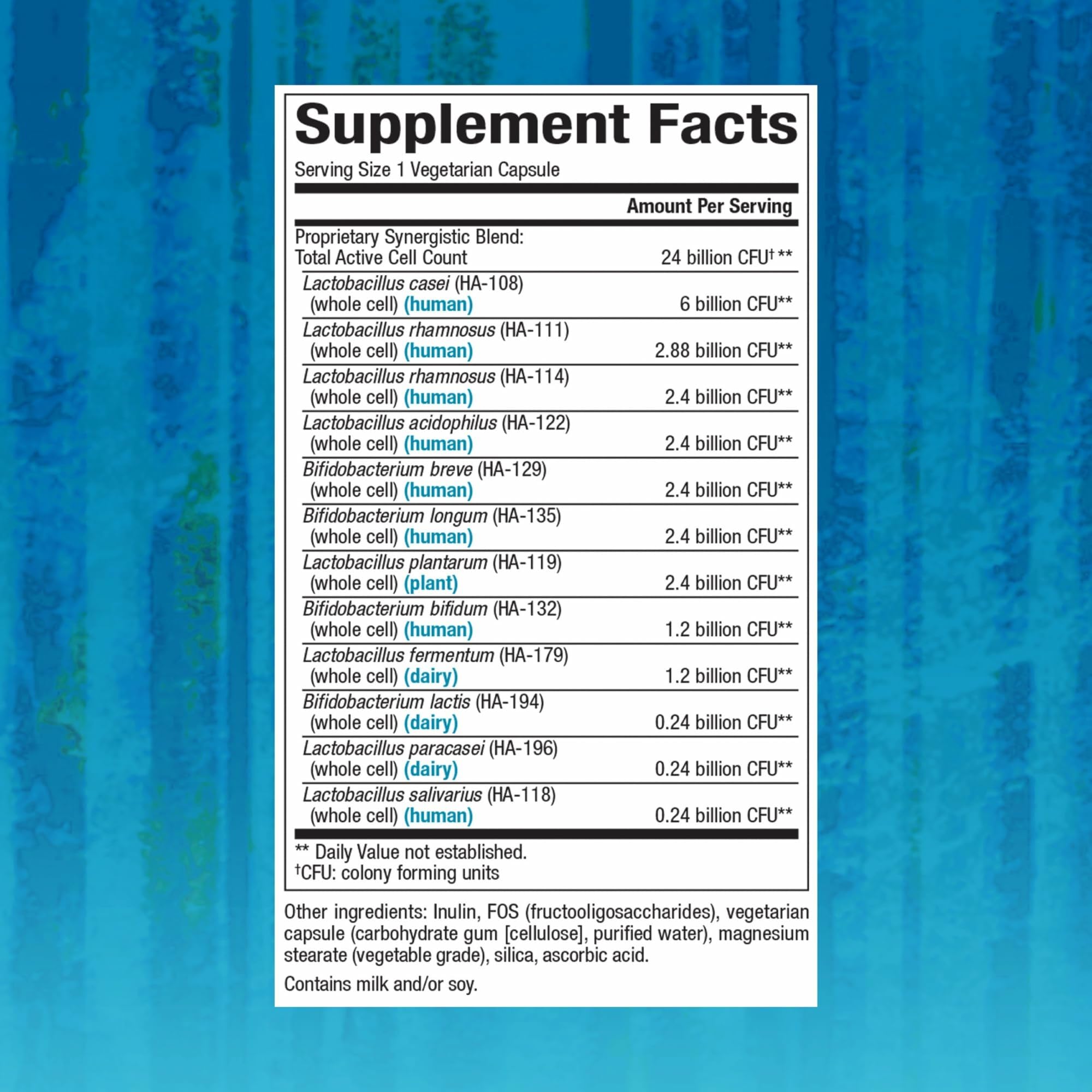 Natural Factors Ultimate Probiotic 24/12 capsules designed for consistent digestive wellness.