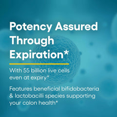 Natural Factors Ultimate Probiotic Critical Care label close-up featuring third-party testing for purity.