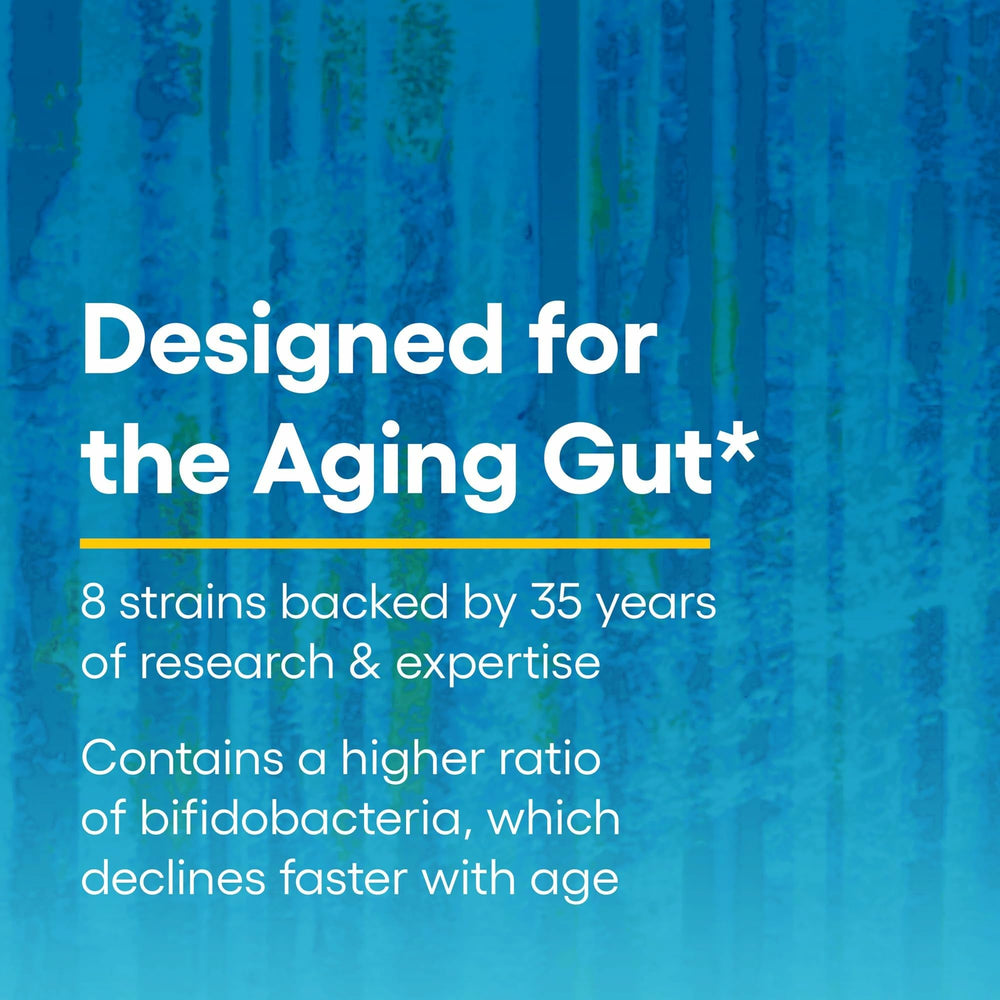 Natural Factors Ultimate Probiotic Senior's bottle shown with 30 capsules count on the label.