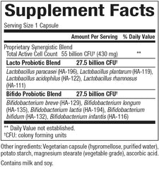 Close-up of capsules from Natural Factors Ultimate Probiotic Women’s Ultra 55 Billion for digestion.