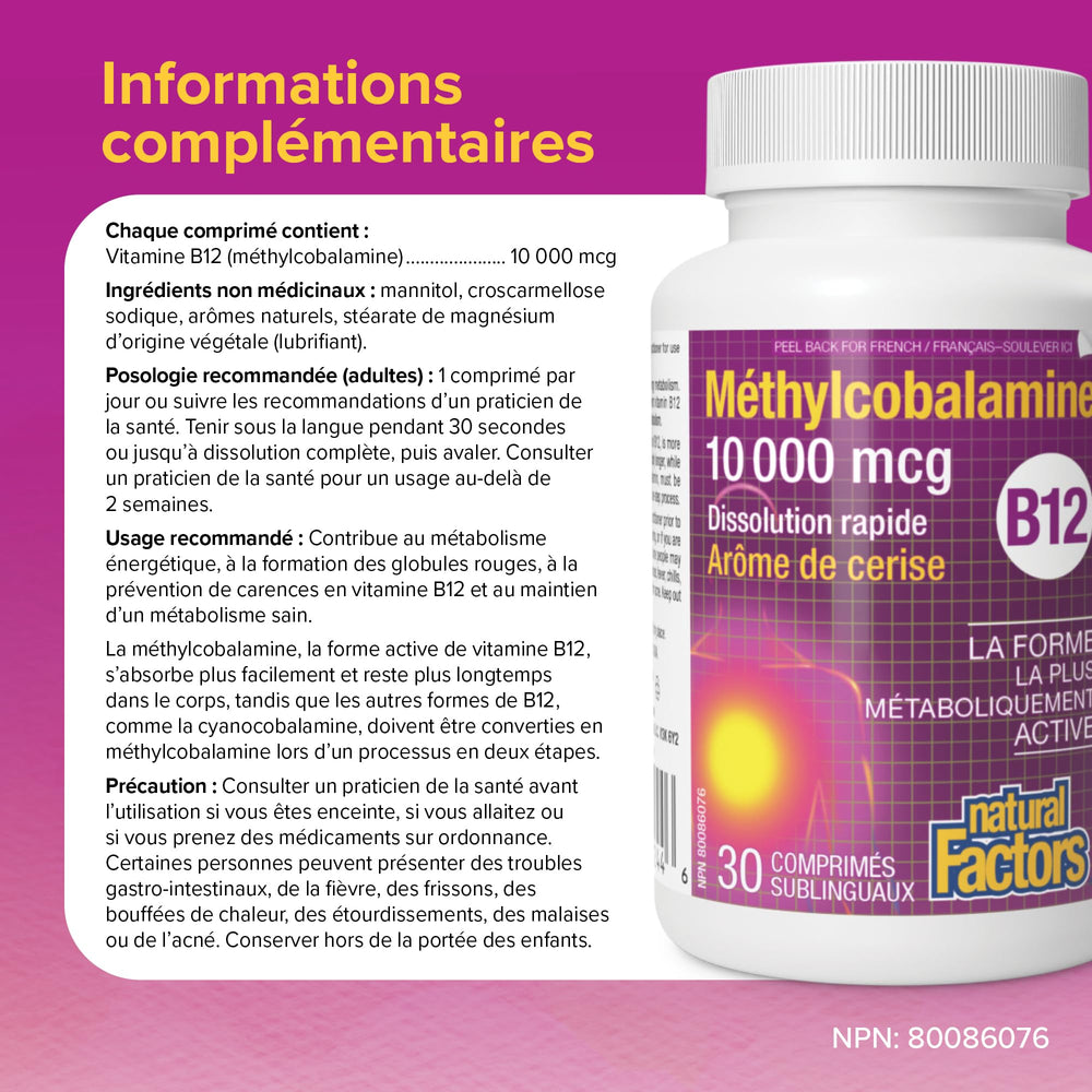 Uso diario de tableta masticable Natural Factors para conveniencia.