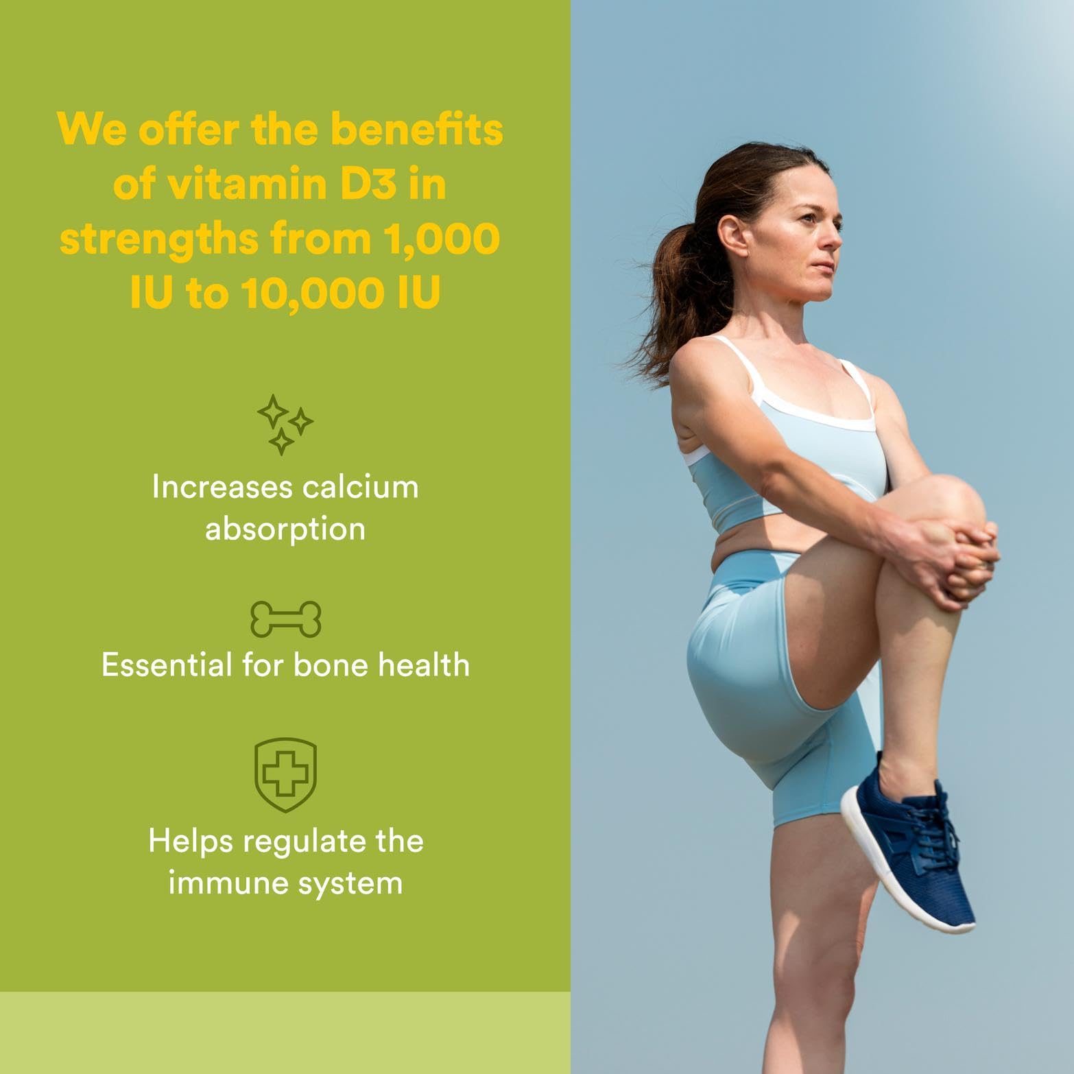 Natural Factors vegan vitamin d3 2000 iu capsules ease of daily intake