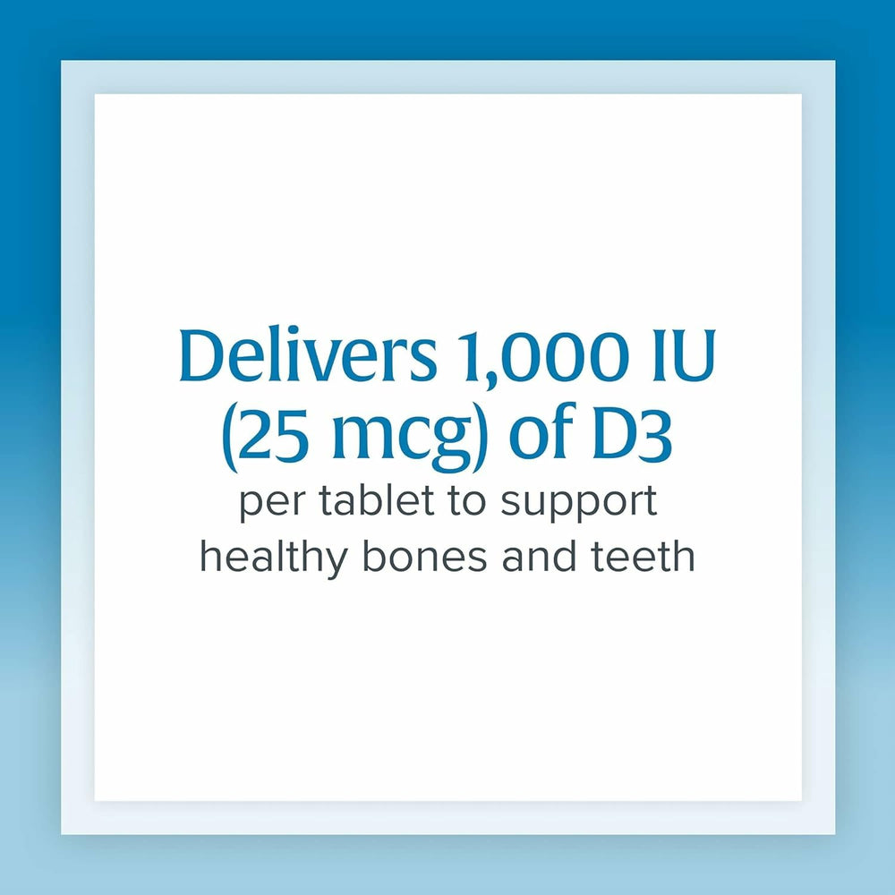 Natural Factors Vitamin D3 bottle back with dosage and ingredients details.