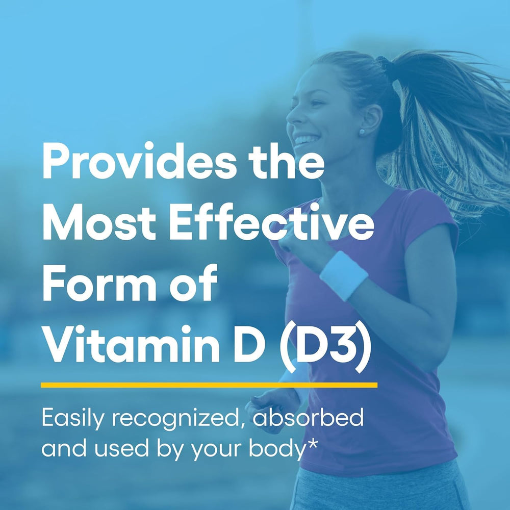 Natural Factors Vitamin D3 bottle on shelf signals a reliable daily wellness routine.