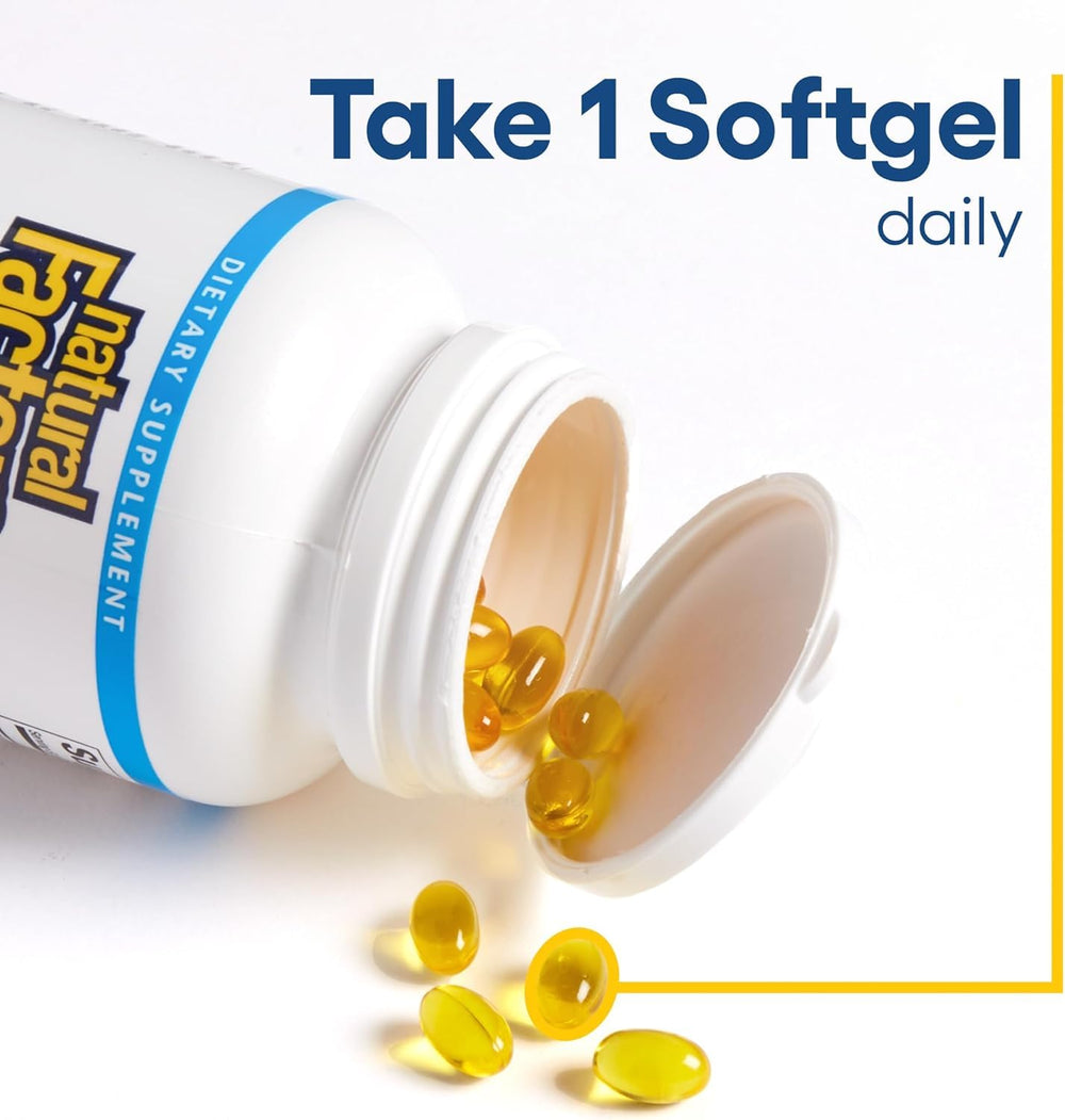 Natural Factors Vitamin D3 supplement jar shows ingredient list and purity seals.