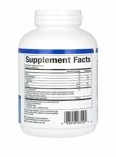 Natural Factors WellBetX Mulberry Extract capsules for convenient daily support.