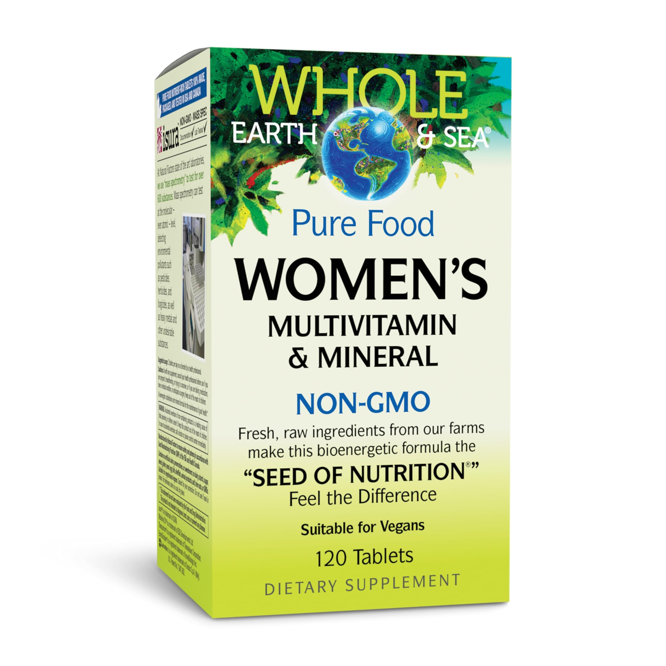 Natural Factors Women's Multivitamin bottle on a clean countertop for daily wellness