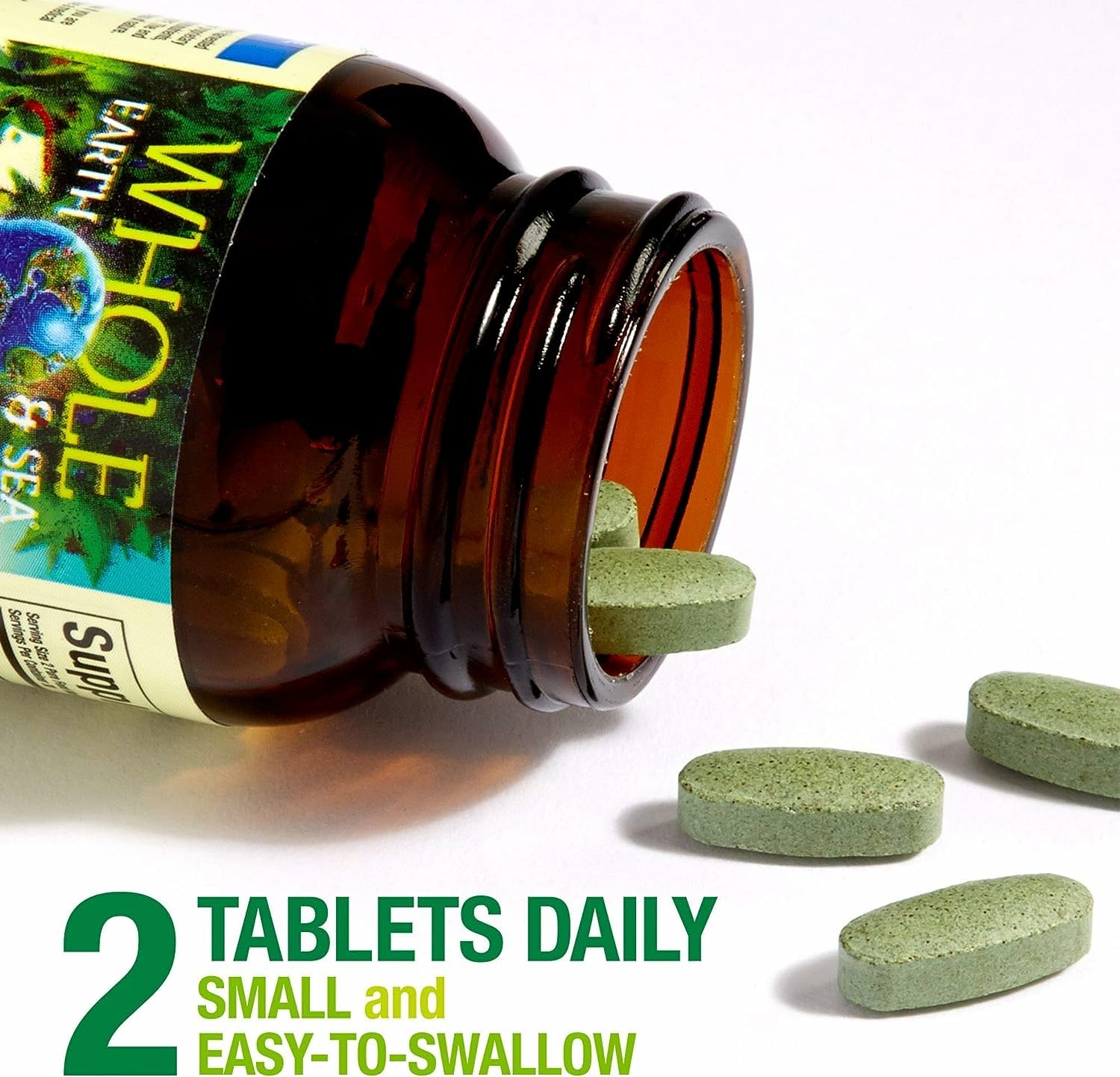 Natural Factors Prenatal bottle open with tablets spilled, convenient daily supplementation on the go