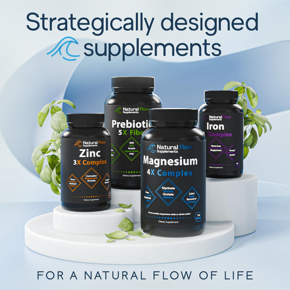 Lab-tested seal on Natural Flow 4X Magnesium pack guarantees purity