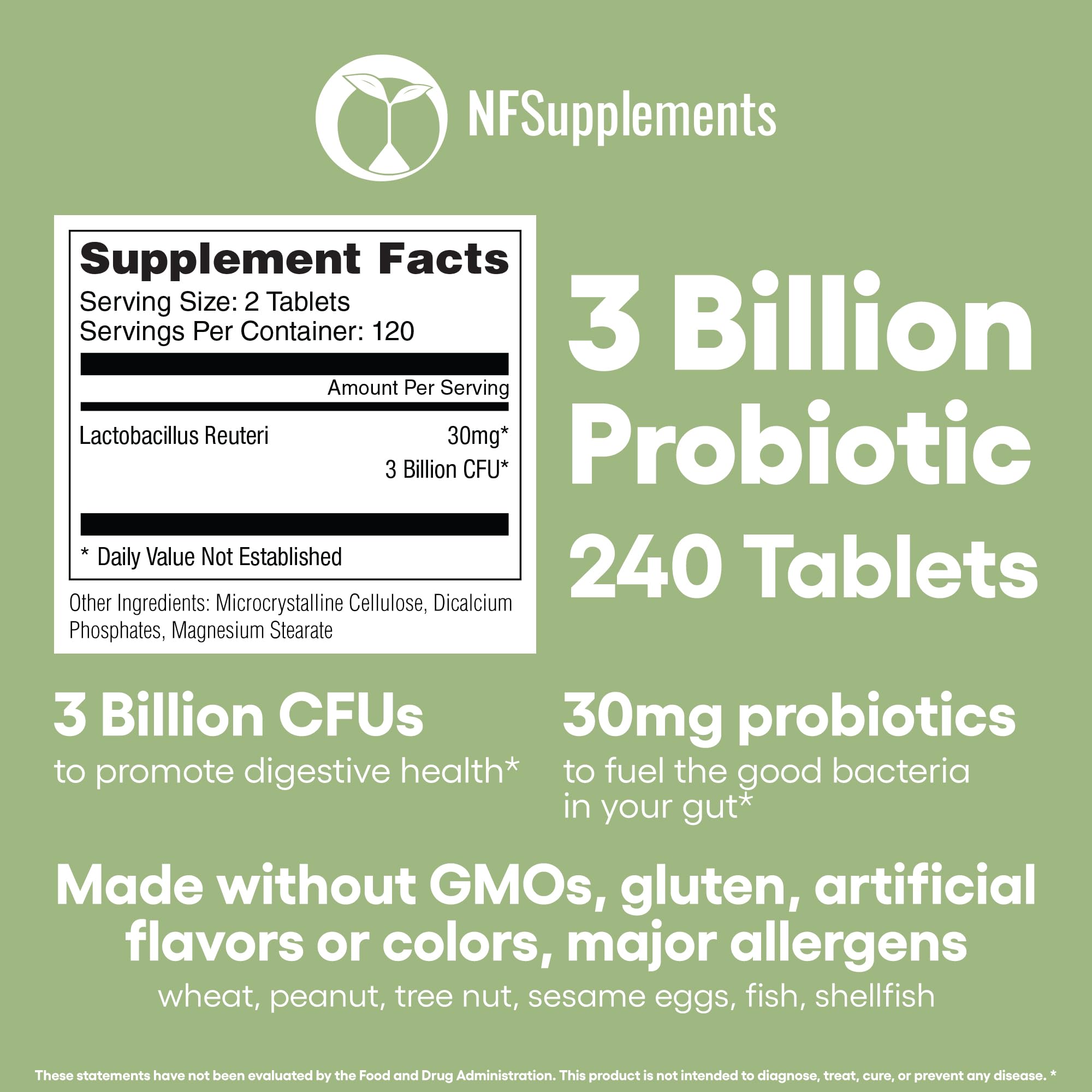 Third-party tested probiotic ensuring safety and potency