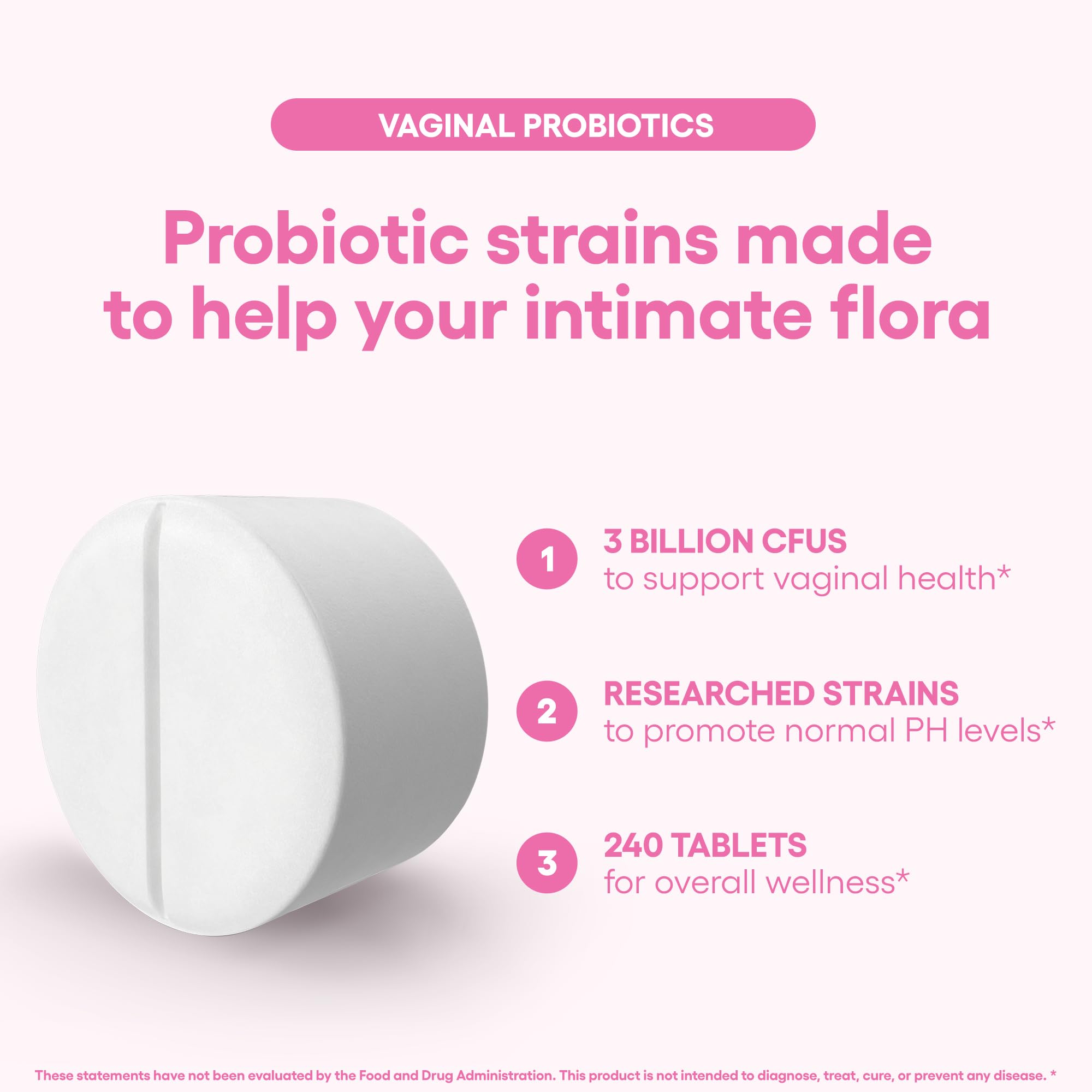 Natural Foundation Vaginal Probiotics science image suggesting research-backed daily wellness support.