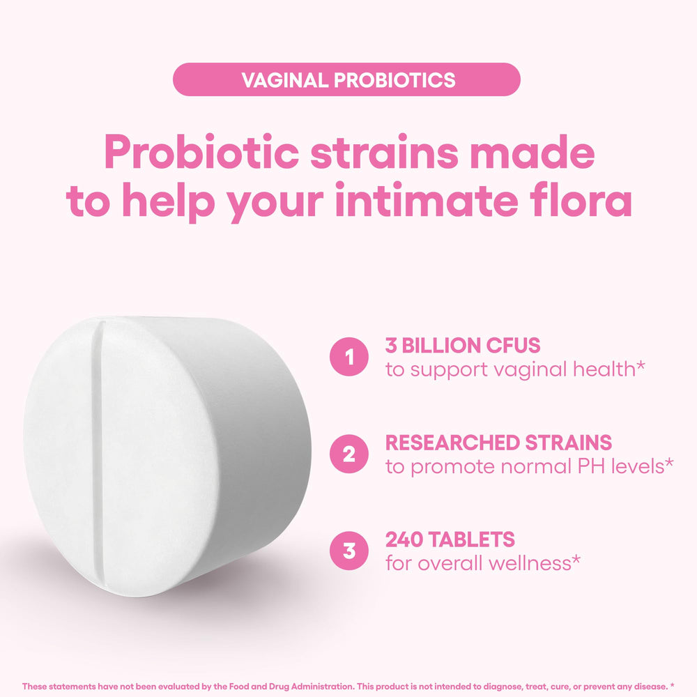 Natural Foundation Vaginal Probiotics science image suggesting research-backed daily wellness support.