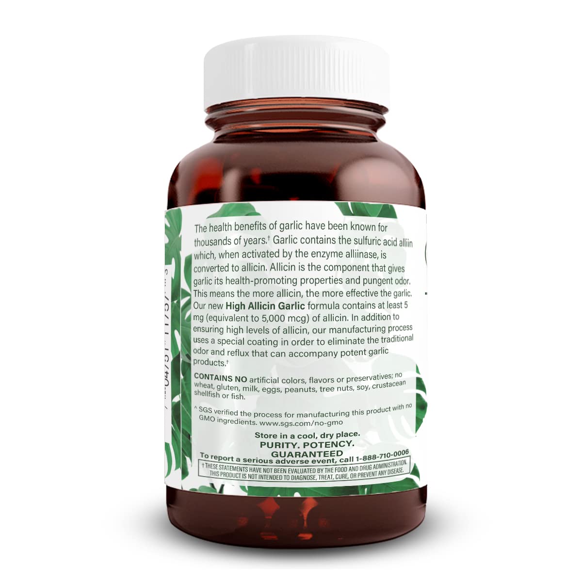 Natural Nutra 5mg allicin per tablet for everyday immune support.