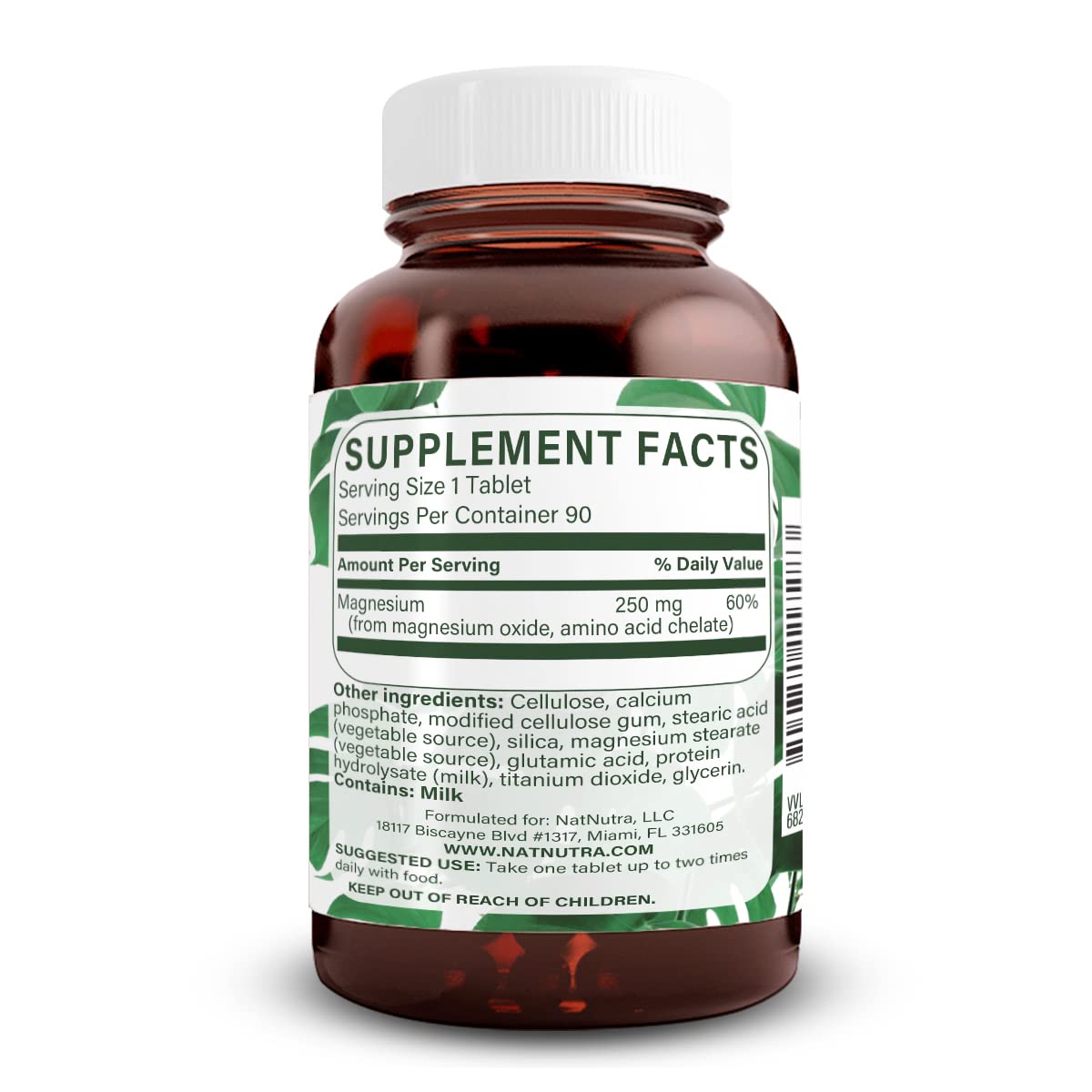 Natural Nutra Chelated Magnesium Oxide pour illustrating easy dosage and absorption