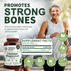 Natural Nutra tablets easy-to-swallow shown for daily supplement routine