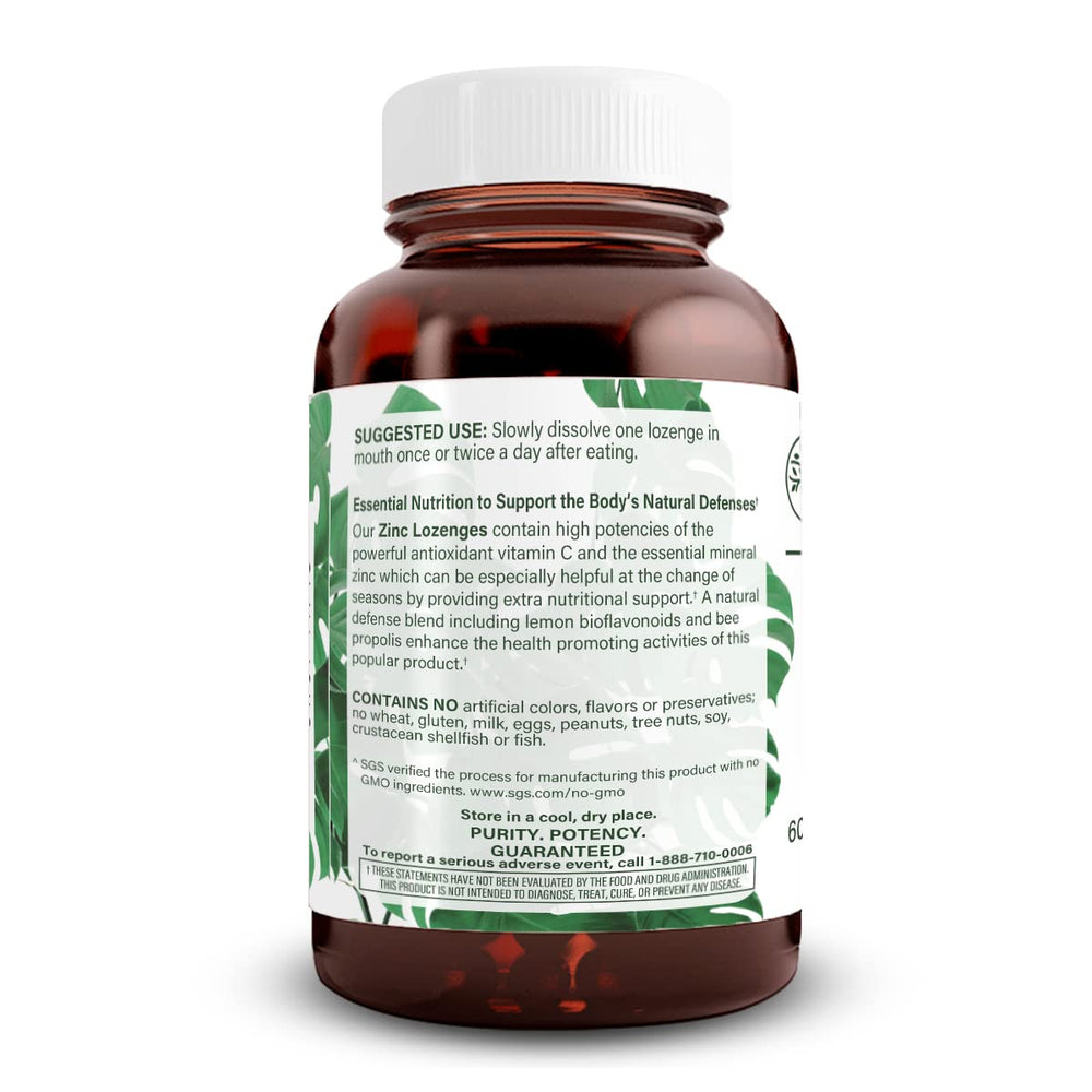 Natural Nutra Zinc Lozenges Lemon serving suggestion, easy on-the-go wellness