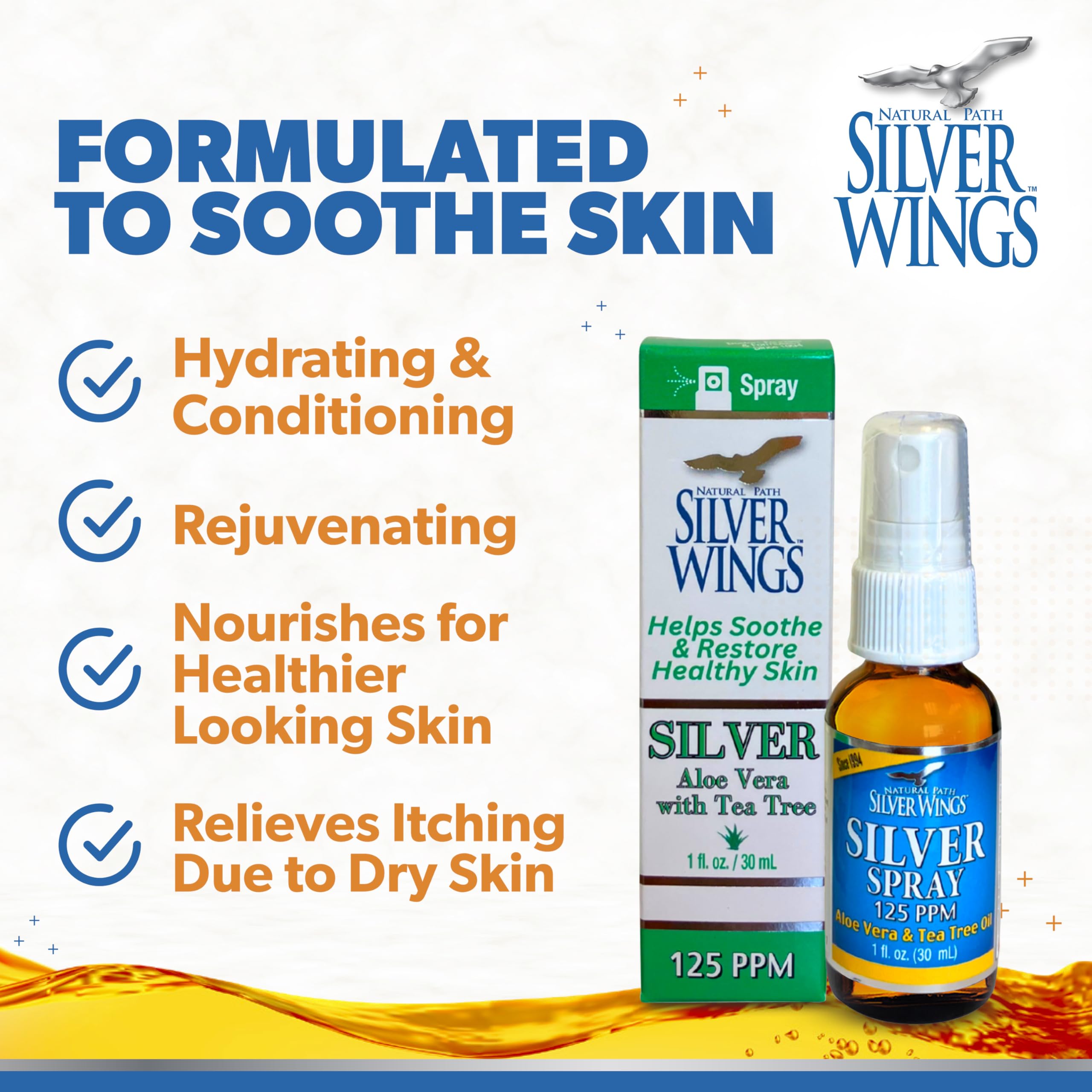Natural Path Silver Wings aloe vera closeup for soothing hydration
