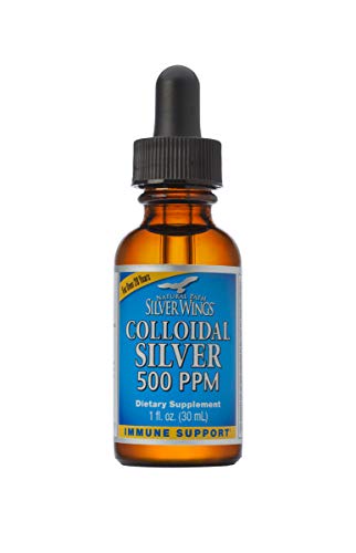 Natural Path Silver Wings amber bottle pours smoothly for easy dosing.