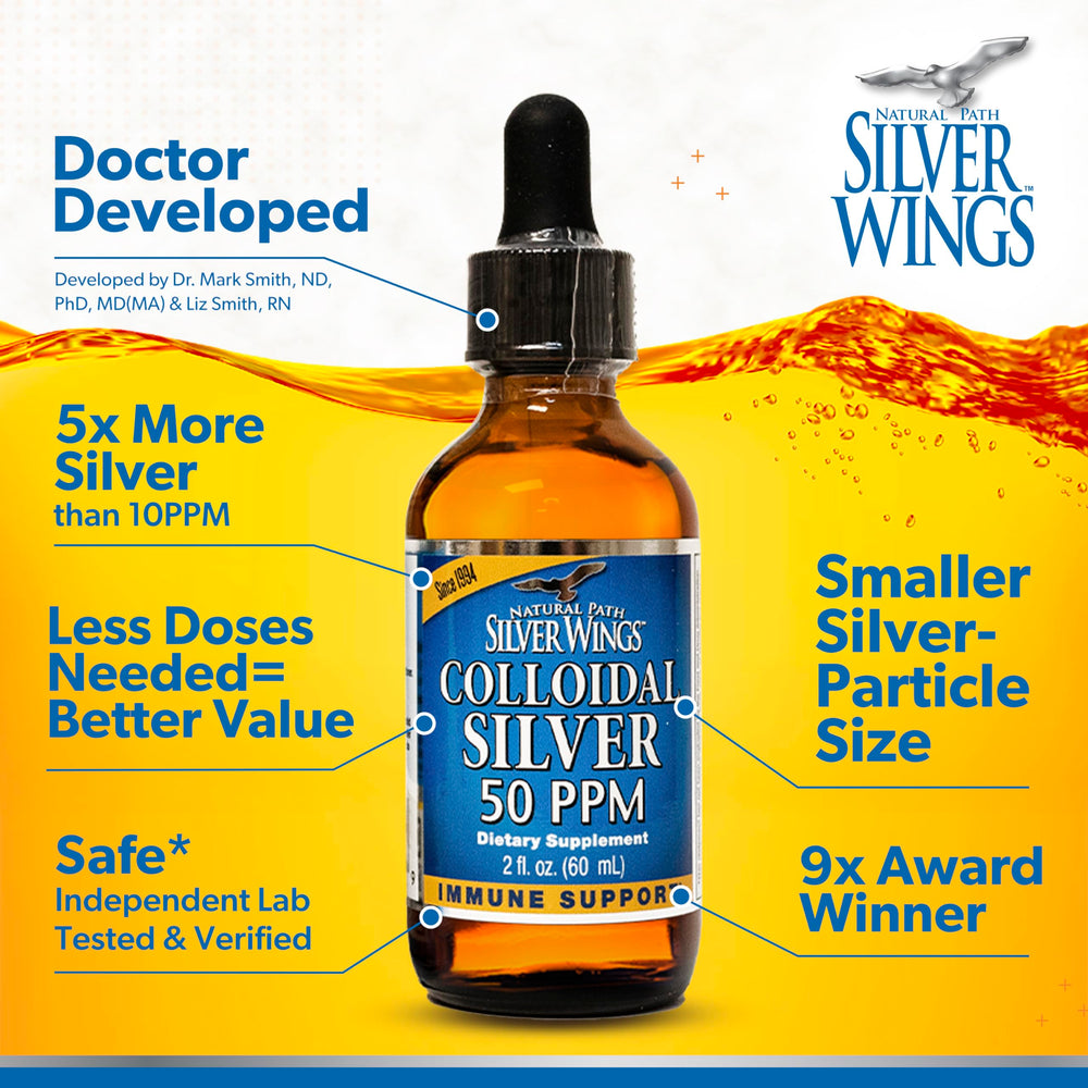 Natural Path Silver Wings brand highlights family-owned history and charitable partnerships.