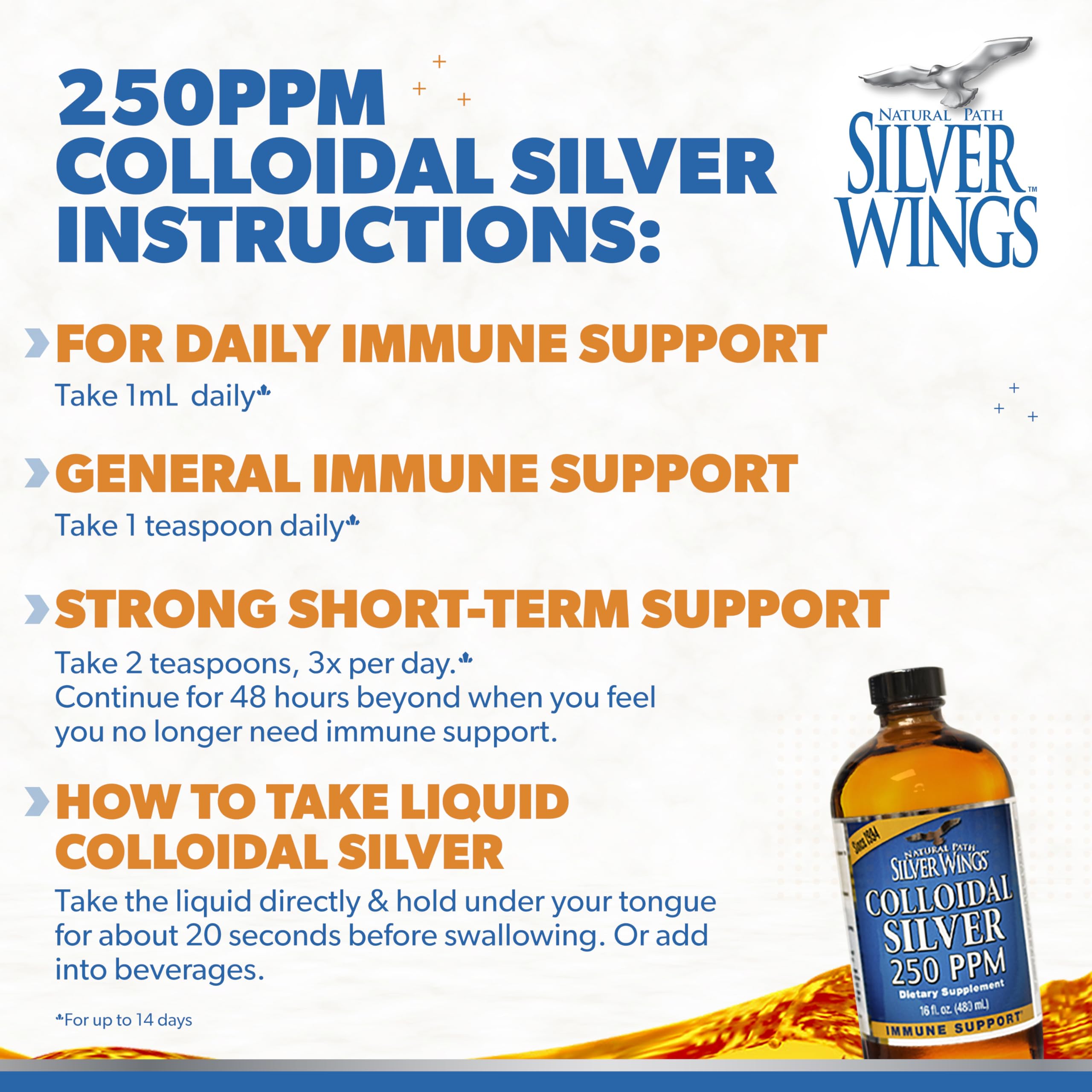 Natural Path Silver Wings lab results card cites purity and size.