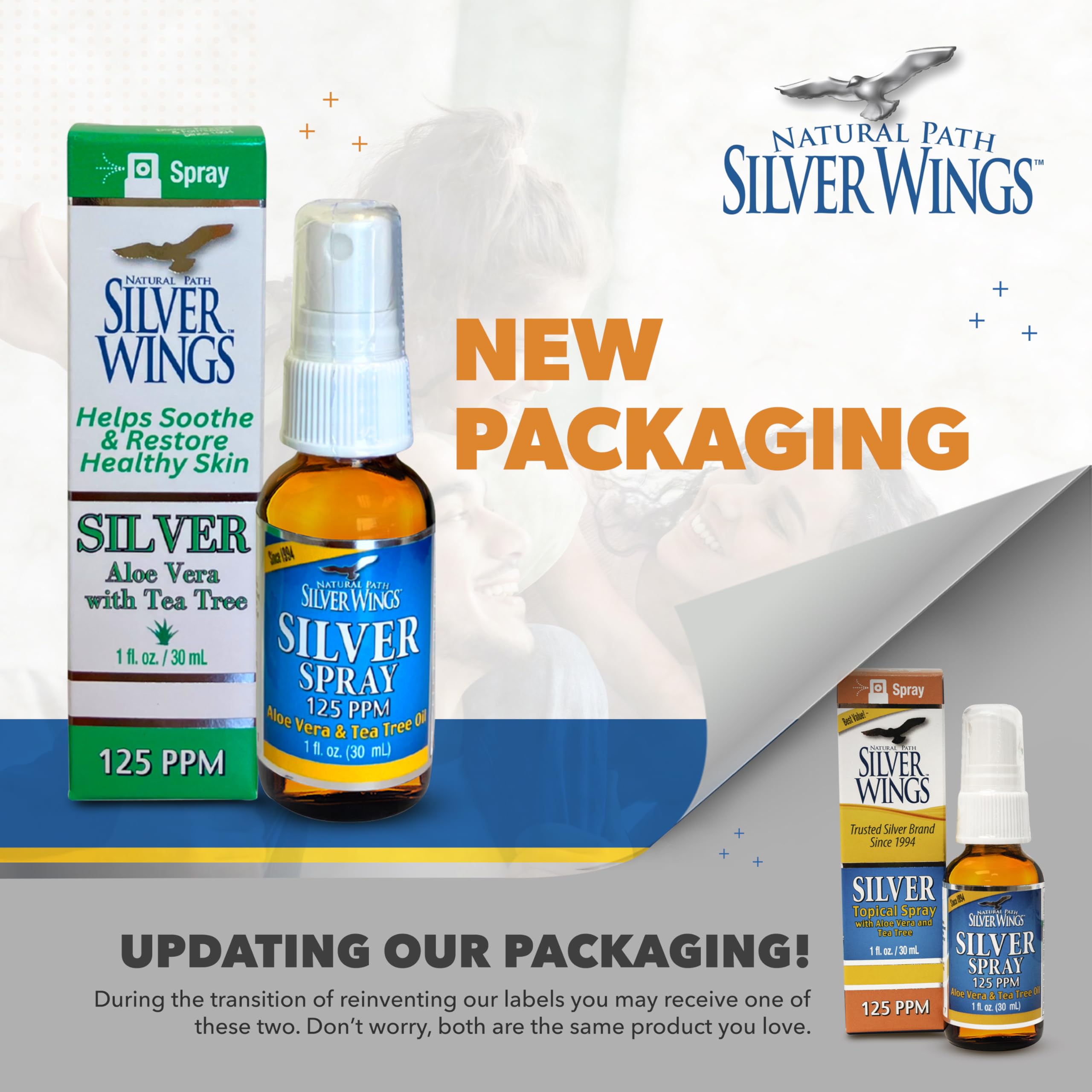 Natural Path Silver Wings spray action disperses evenly for quick absorption