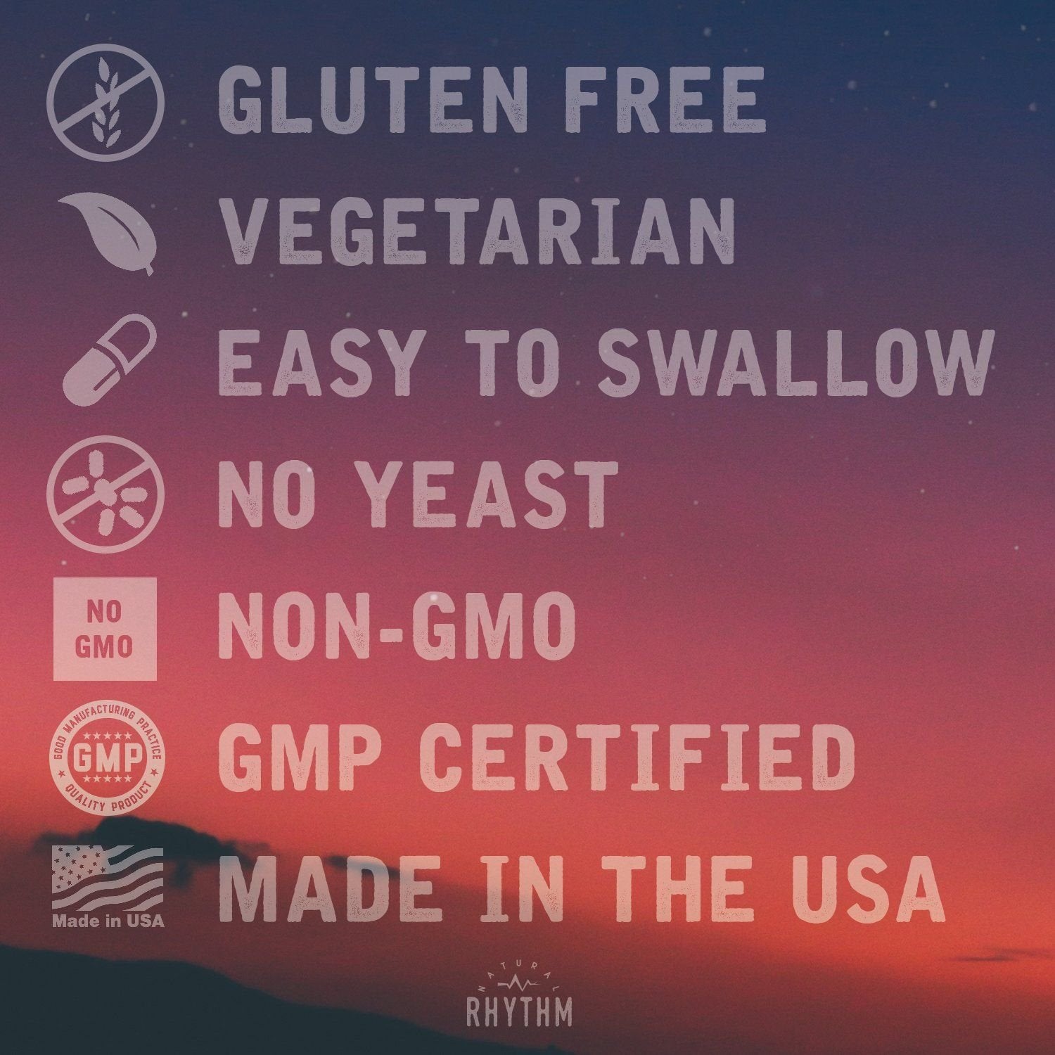 Natural Rhythm B-CALMplex packaging box highlighting 3-month supply.