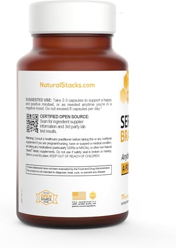 Natural Stacks Serotonin Brain Food packaging and branding