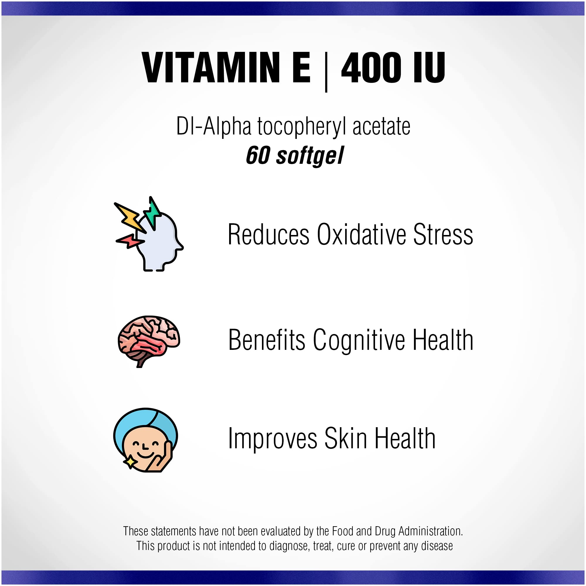 Natural Systems Vitamin E 60 Softgels label visible for ingredient transparency.