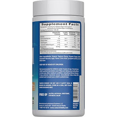 Natural Vitality CALM Kids Gummies bottle close-up showing 83 mg magnesium per gummy
