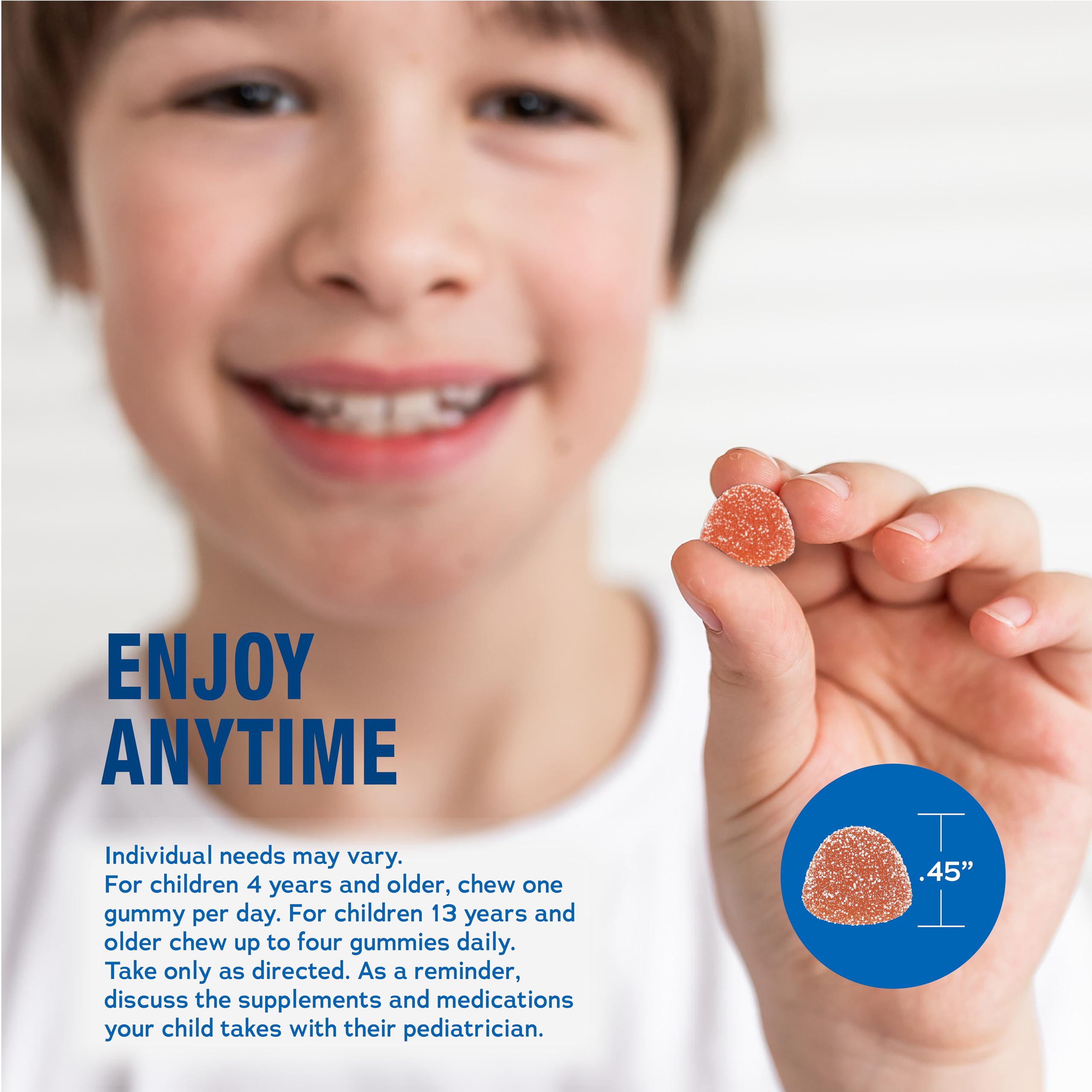 Ingredients highlight for CALM Kids Gummies vegan and gluten-free profile
