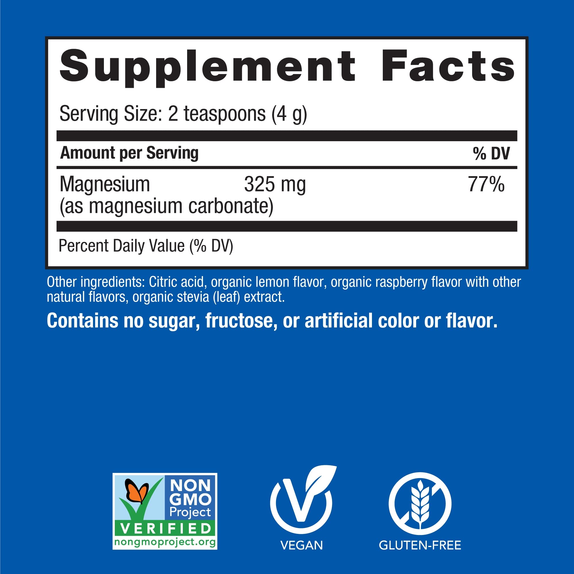 Natural Vitality CALM raspberry lemon flavor drink for daily balance.