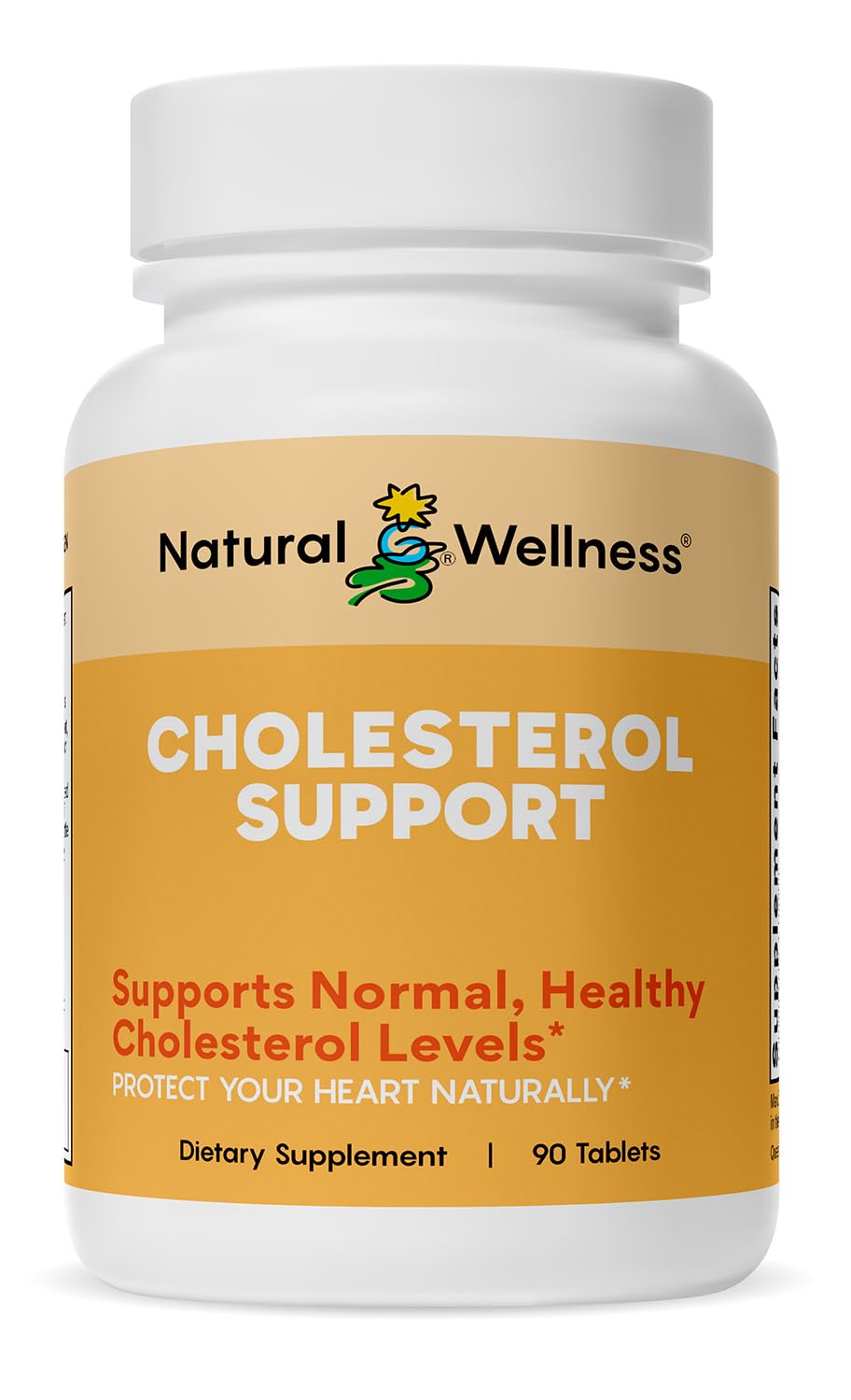 Natural Wellness Cholesterol Support bottle ready for daily cardiovascular balance.