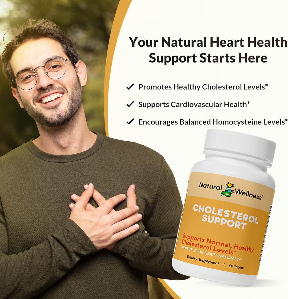 Natural Wellness supplement facts label visible, emphasizing clean, natural ingredients.