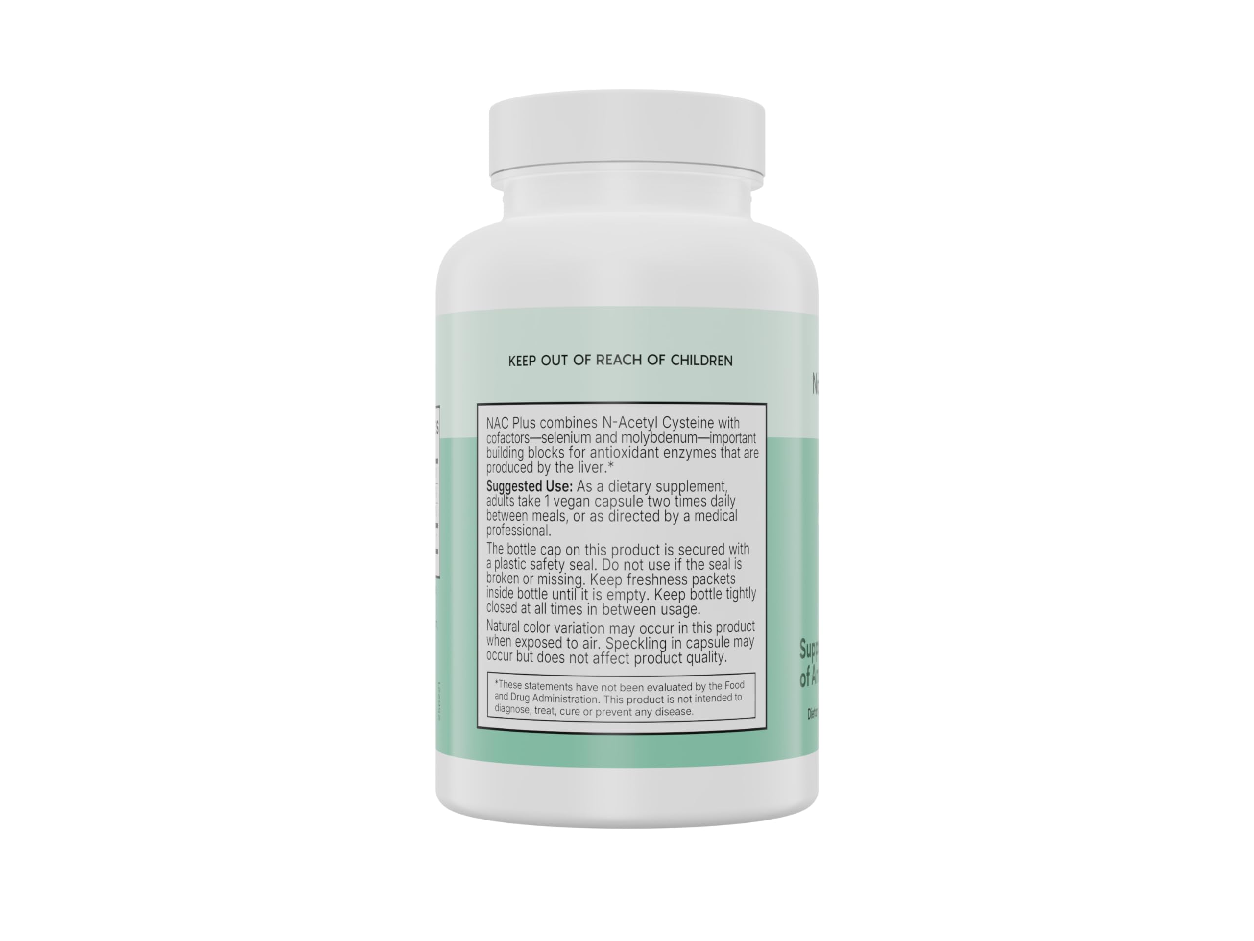 Natural Wellness NAC Plus capsules ready-to-take supplement for liver support and immune readiness.