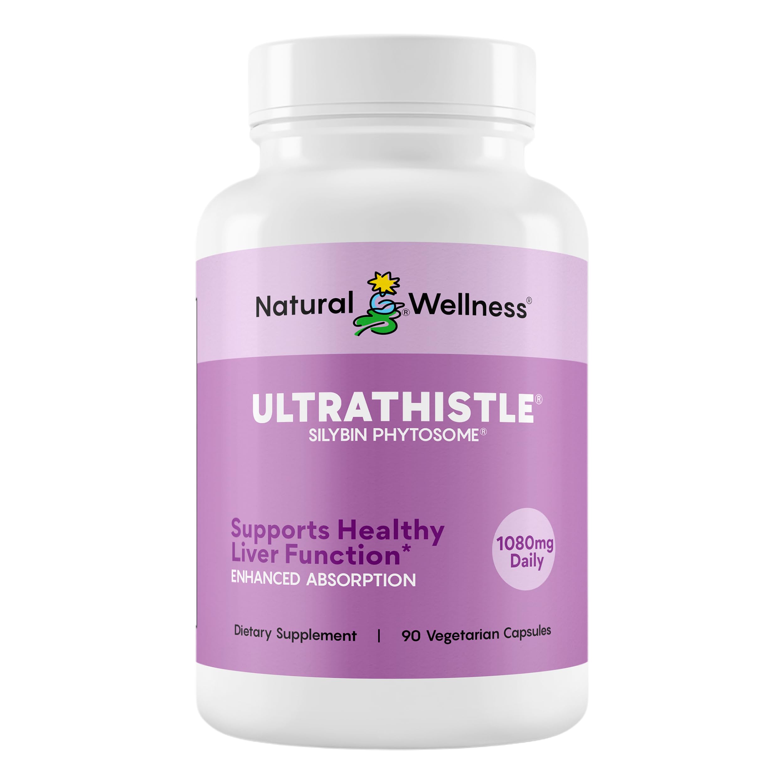 Natural Wellness Ultrathistle bottle front showing premium liver support formula.