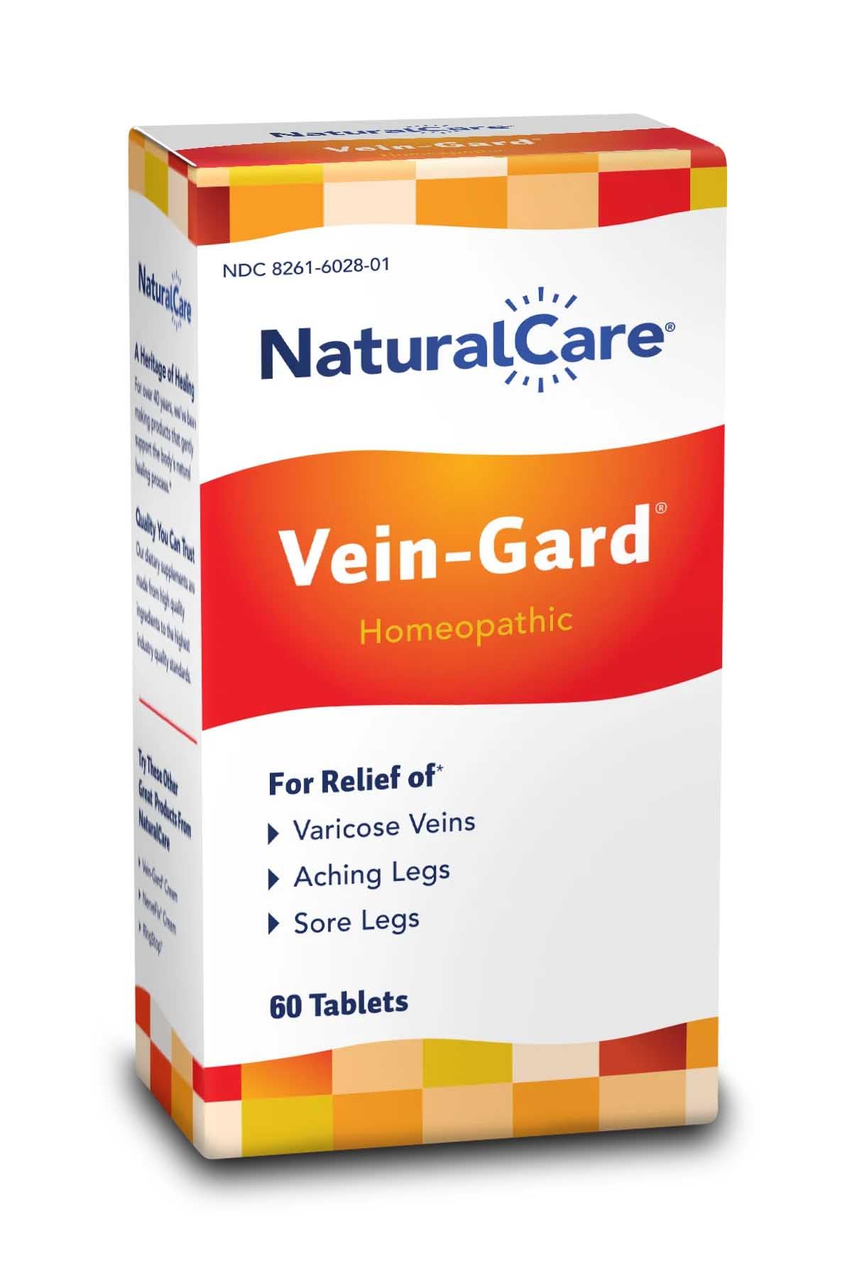 NaturalCare Vein-Gard legs relief scene conveys evening comfort
