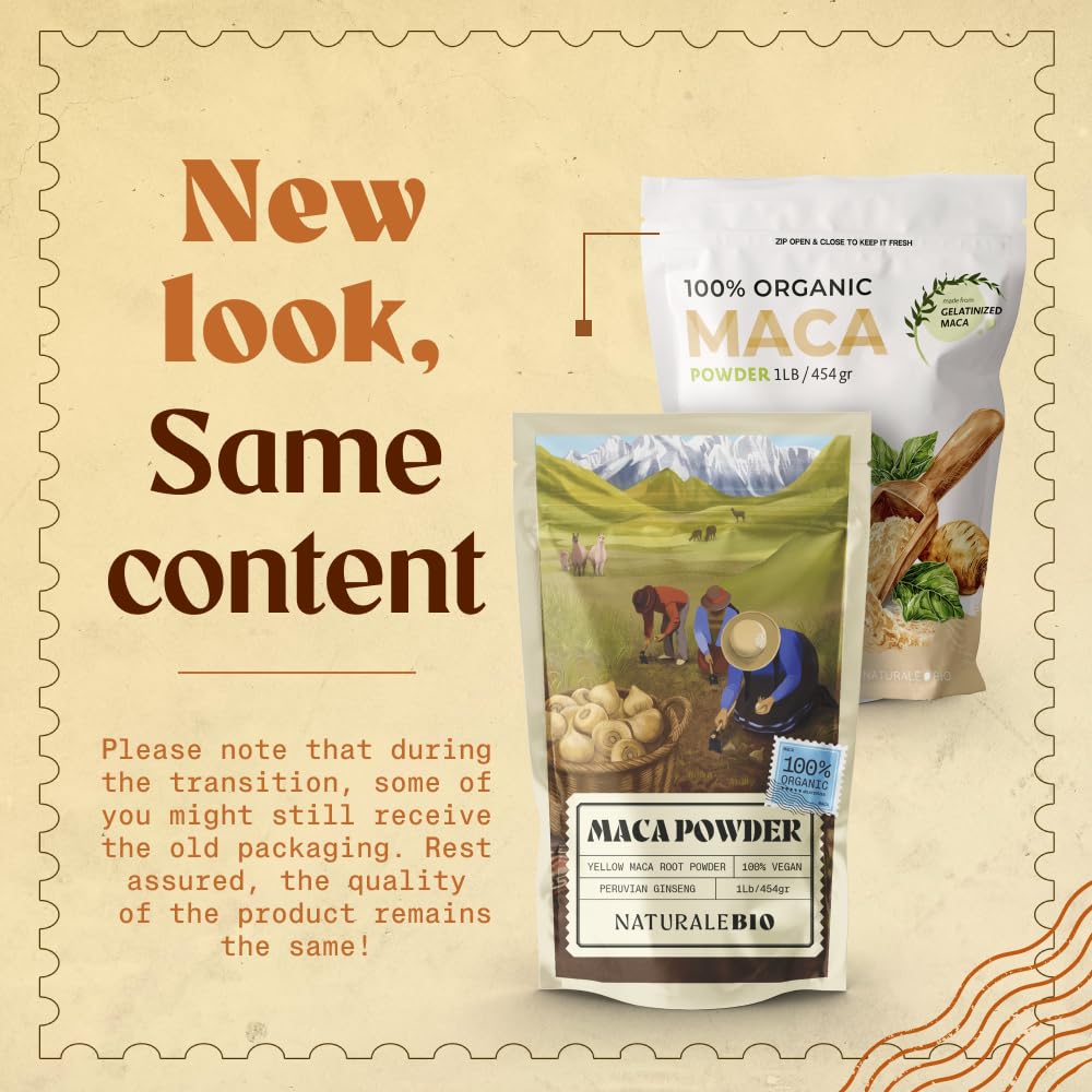 NaturaleBio Maca Powder smoothie idea demonstrates versatility.