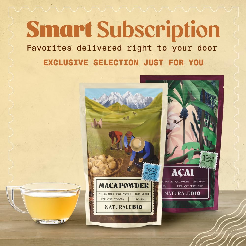 NaturaleBio Peruvian origins Maca roots emphasize natural sourcing.