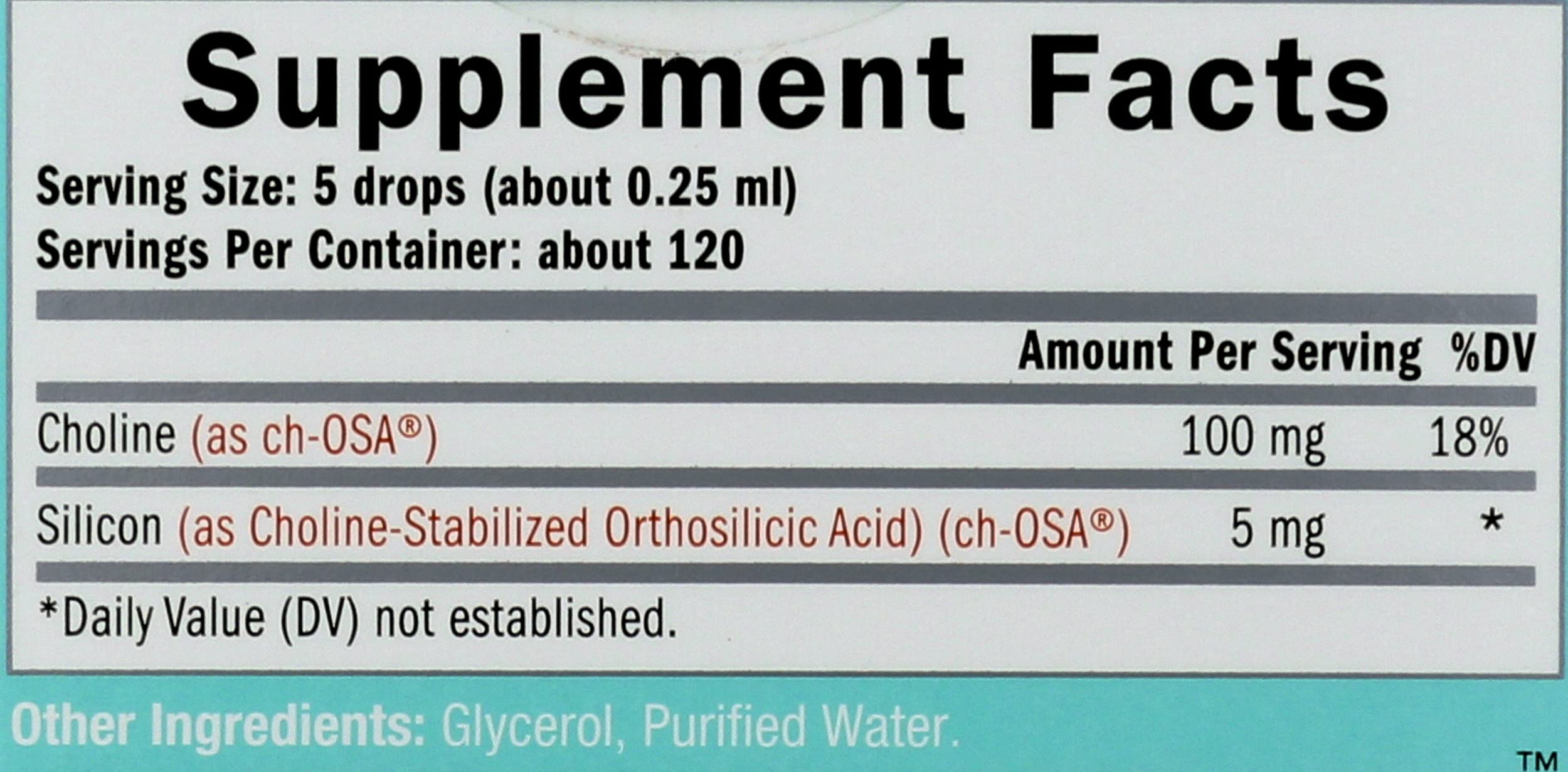 BioSil bottle pouring into a cold beverage.