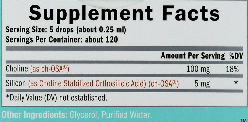 BioSil bottle pouring into a cold beverage.