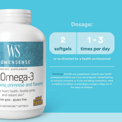 Evening primrose oil in WomenSense RxOmega-3 supports balance and skin comfort