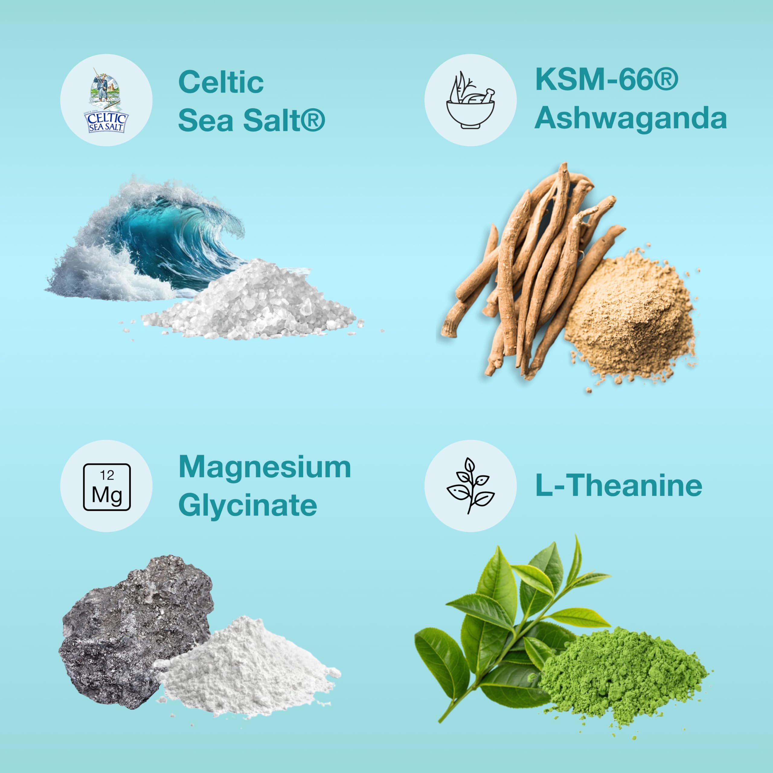 Naturalist Celtic Sea Salt minerals image underlines hydration support.