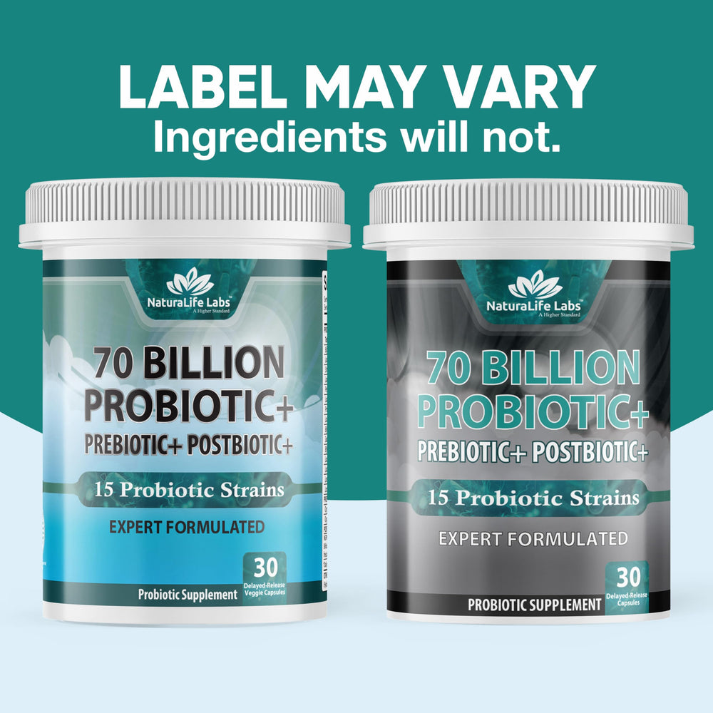 NaturaLife Labs organic prebiotic depiction within packaging context.