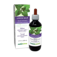 Naturalma lemon balm tincture bottle for convenient alcohol-free use