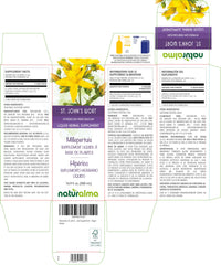Naturalma St. John’s Wort bottle pour demonstrates convenient drops for flexible dosing