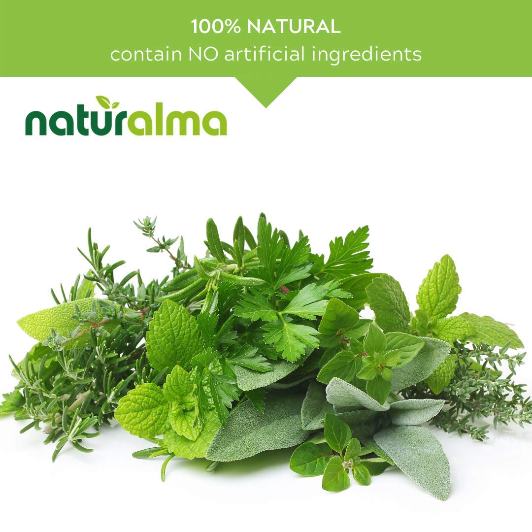 Naturalma vegan seal emphasizing plant-based, clean supplement