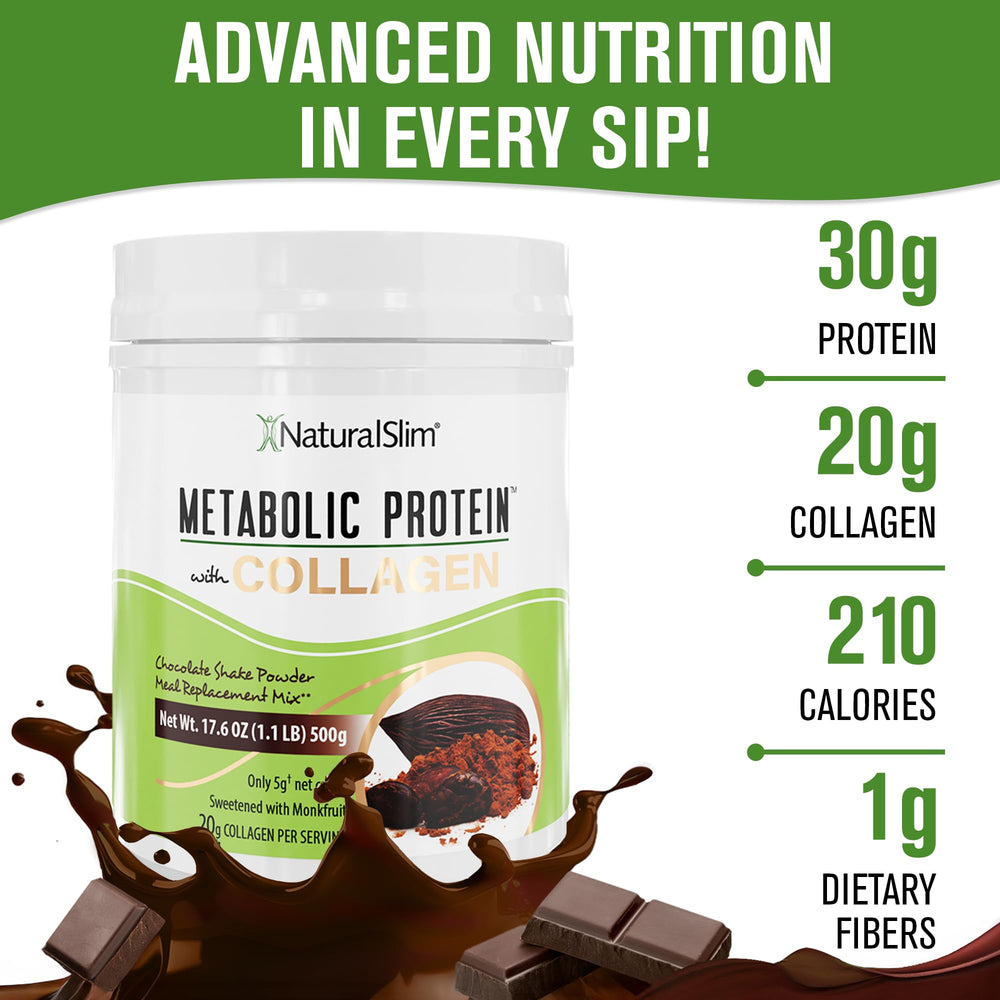 NaturalSlim Metabolic Protein collagen texture reveals creamy, smooth consistency.