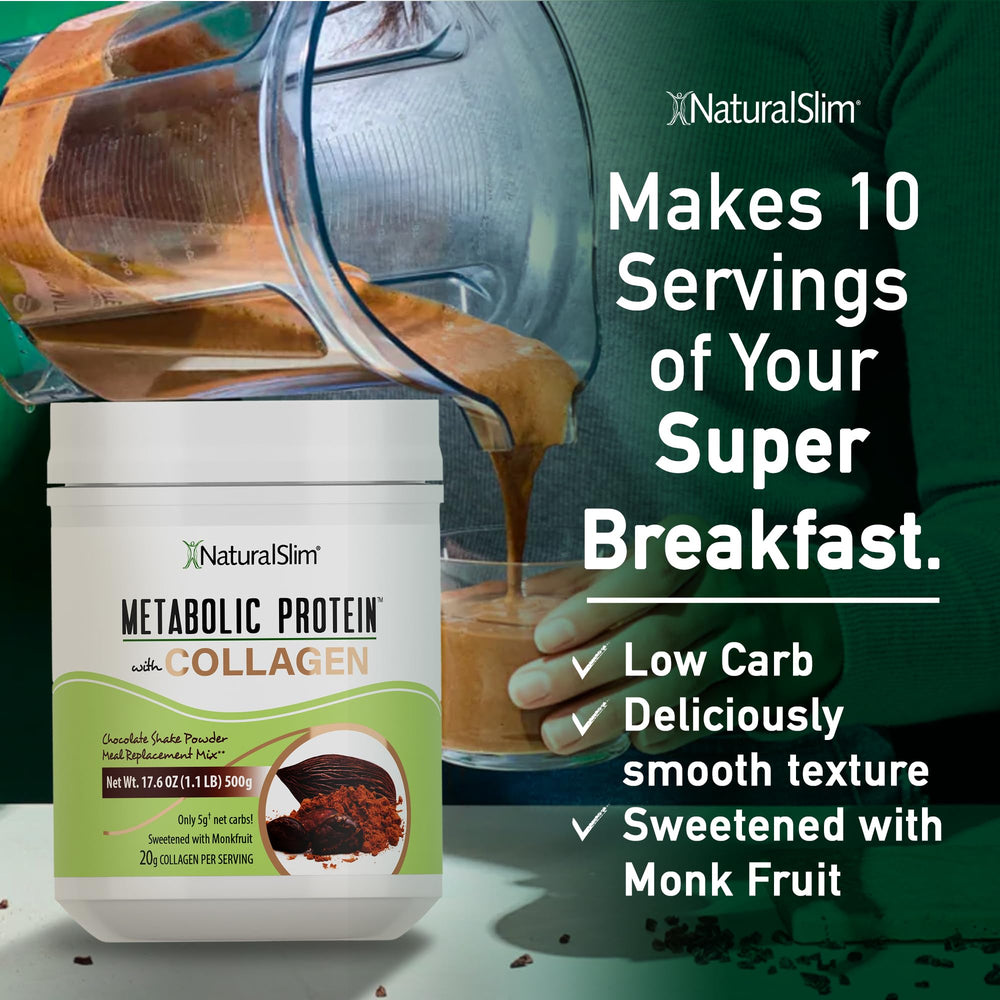 NaturalSlim Metabolic Protein hydrolyzed collagen detail reflects high-quality ingredients.